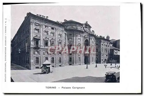 Cartes postales Torino Palazzo Carignano