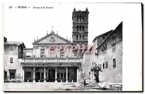 Ansichtskarte AK Roma Chiesa di S Cecilia