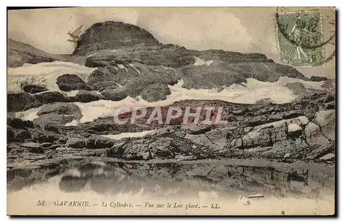 Cartes postales Gavarnie Le Cylindre Vue sur le Lac Glace