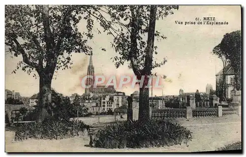 Cartes postales Metz Vue Prise de l&#39Esplanade