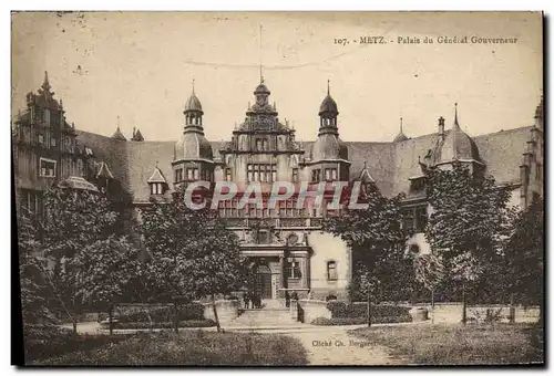 Cartes postales Metz Palais du General Gouverneur