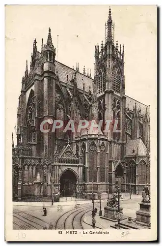 Cartes postales Metz La Cathedrale