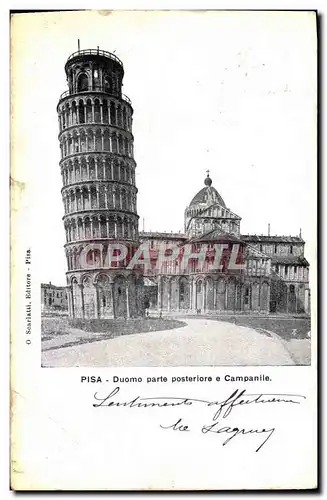 Cartes postales Pisa Duomo Parte Posteriore e Campanile