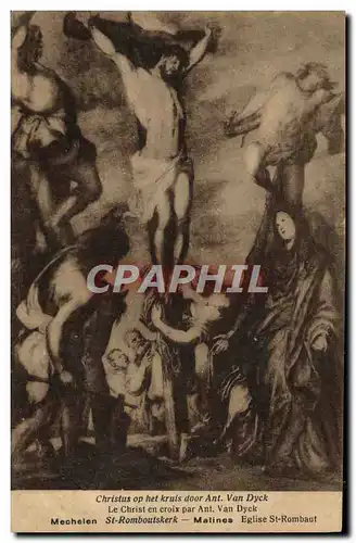 Cartes postales Mechelen Saint Romboutskerk