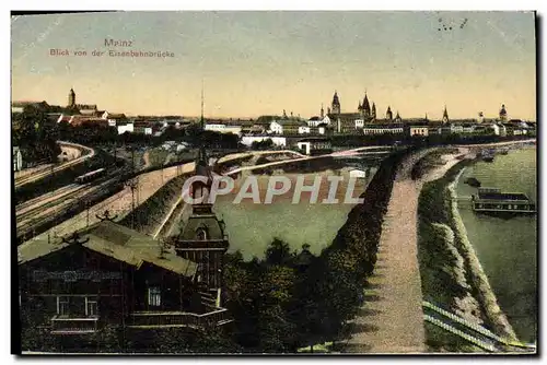 Cartes postales Metz Blick von der Eisenbahnbruck