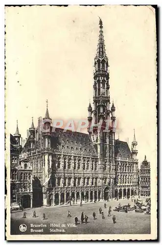 Cartes postales Bruxelles Hotel de Ville