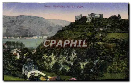 Cartes postales Ruine Rheinfels bei St Goar