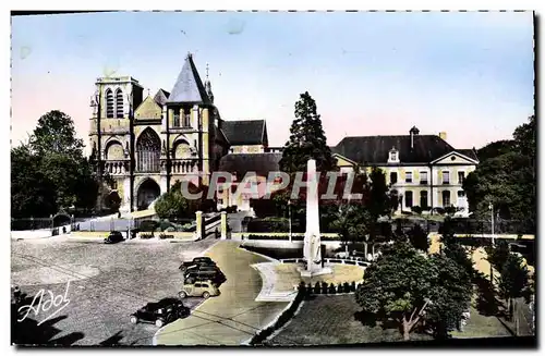 Moderne Karte Le Mans L&#39Eglise Notre Dame de la Couture Prefecture et monument de la liberation