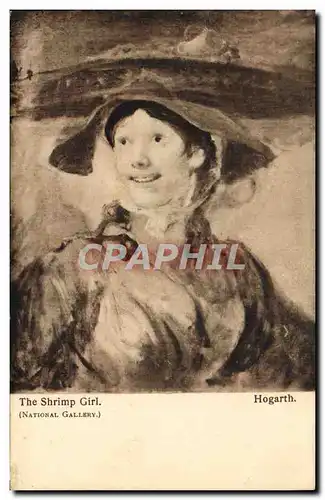 Cartes postales The Shrimp Girl Hogarth National Gallery