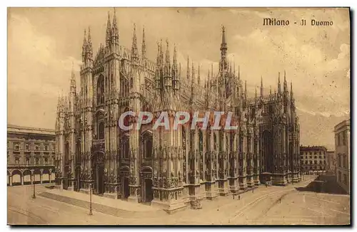 Cartes postales Milano Il Duomo