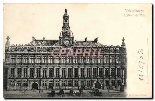 Cartes postales Valenciennes L'Hotel de Ville