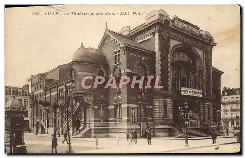 Ansichtskarte AK Lille Le Theatre Provisoire