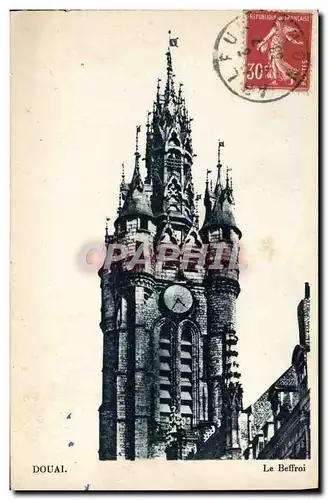 Cartes postales Douai Le Beffroi