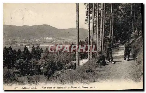 Cartes postales Saint Die Vue Prise au dessus de la Vanne de Pierre (animee)