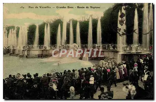 Cartes postales Versailles Grandes Eaux Bassin de Neptune