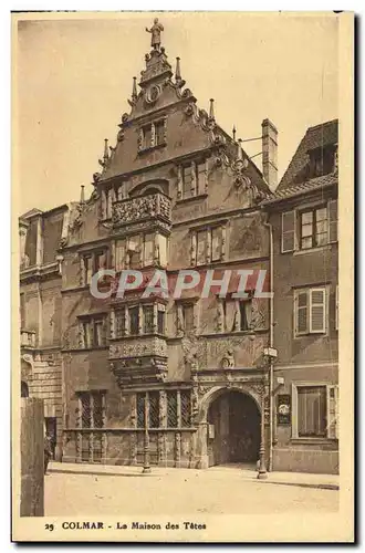 Cartes postales Colmar La Maison des Tetes