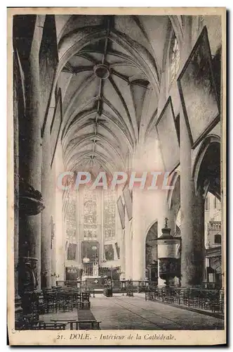 Cartes postales Dole Interieur de la Cathedrale
