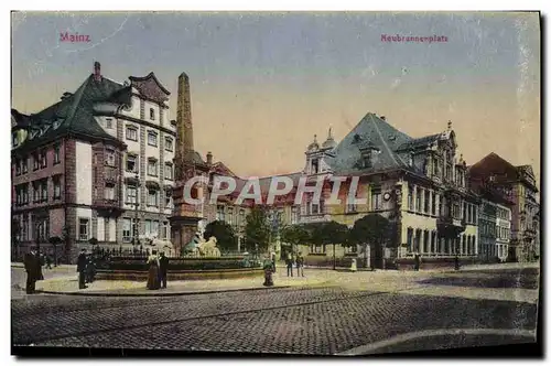 Cartes postales Mainz Neubrannenplatz