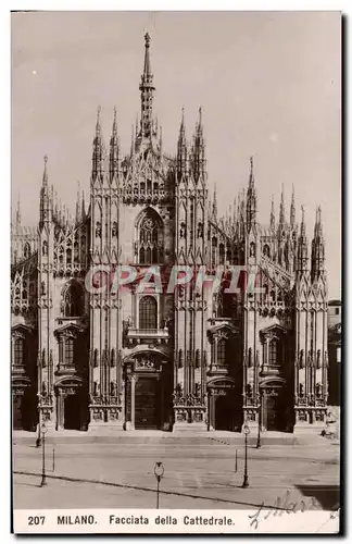 Ansichtskarte AK Milano Facciata della Cattedrale