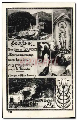 Cartes postales Lourdes Notre Dame de Lourdes