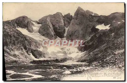 Ansichtskarte AK Cauterets Massif du Viguemale La Pique longue