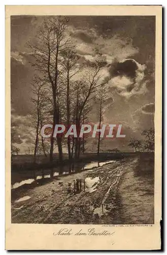 Cartes postales Nach dem Gewitter