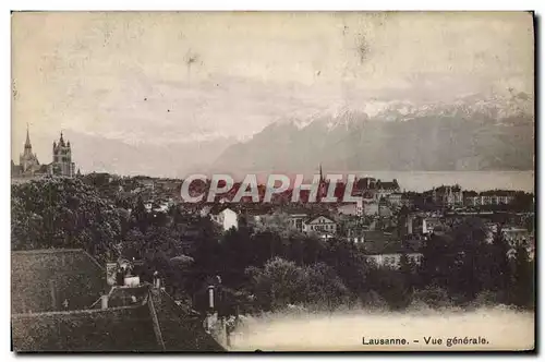 Cartes postales Lausanne Vue Generale