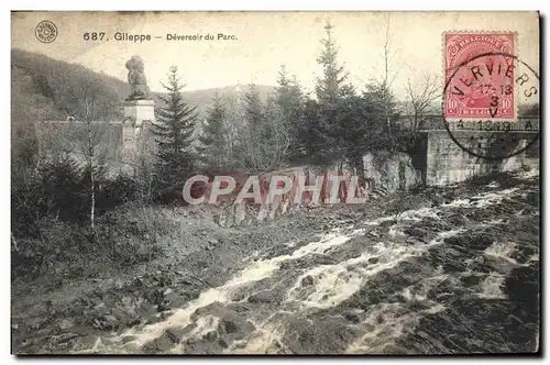 Cartes postales Gileppe Deversoir du Parc Lion