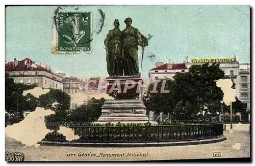 Cartes postales Geneve Monument National