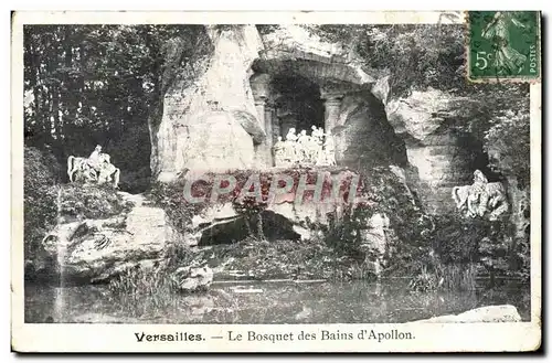 Cartes postales Versailles Le Bosquet des Bains d&#39Apollon