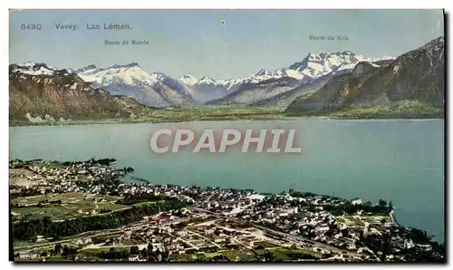 Cartes postales Vevey Lac Leman