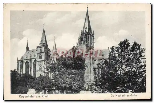 Cartes postales Oppenheim am Rhein St Katharinenkirche