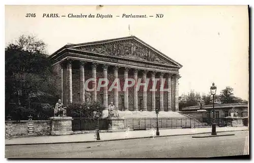 Cartes postales Paris Chambre des Deputes