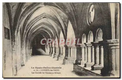 Cartes postales Luxeuil Les Bains Les Cloitres de l&#39ancienne abbaye