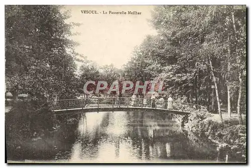 Ansichtskarte AK Vesoul La Passerelle Meilher