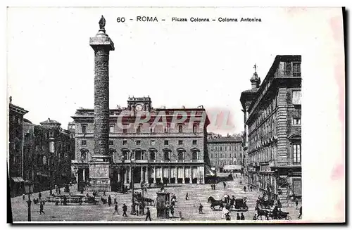 Cartes postales Roma Piazza Colonna Antonina