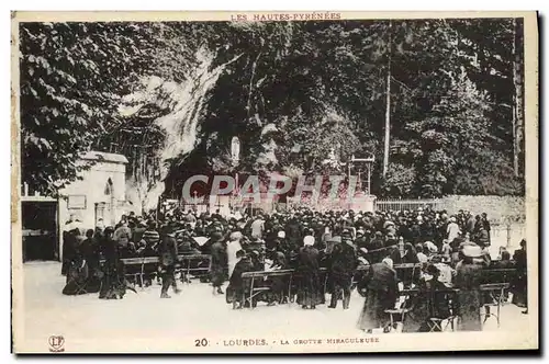 Cartes postales Lourdes La Grotte Miraculeuse