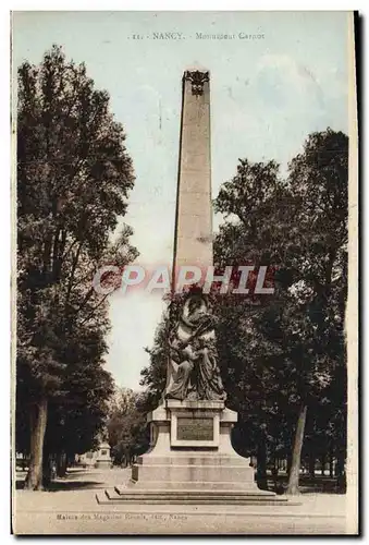 Cartes postales Nancy Monument Carnot