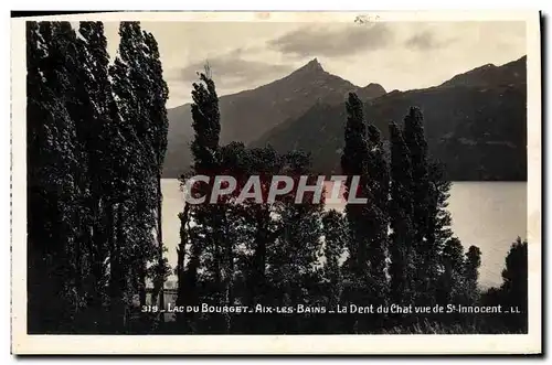 Cartes postales Lac Du Bourget Aix Les Bains La Dent Du Chat Vue de St Innocent