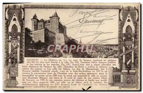 Cartes postales Saumur Le chateau