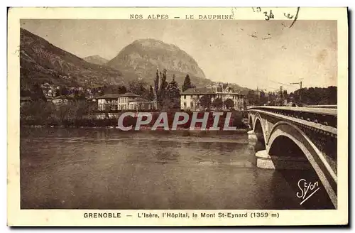 Cartes postales Grenoble L&#39Isere L&#39Hopital le Mont St Eynard