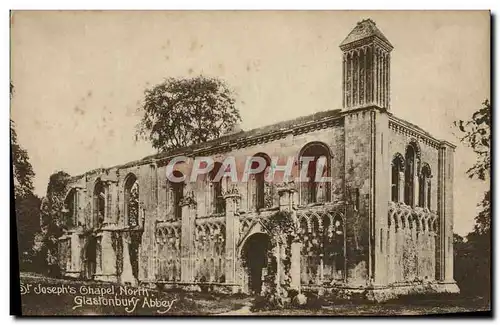 Cartes postales Glastonbury abbey St Joseph&#39s chapel North