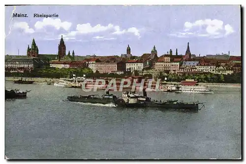 Cartes postales Mainz Rheinpartie Bateau