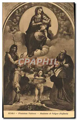 Cartes postales Roma Madonna di Filigno Raffaele