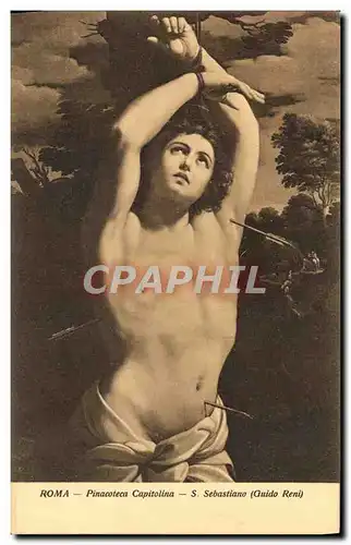 Cartes postales Roma Pinacoteca Capitolina S Sebastiano Guido Reni