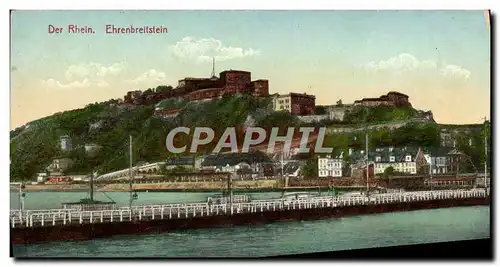 Cartes postales Der Rhein Ehrenbreitstein