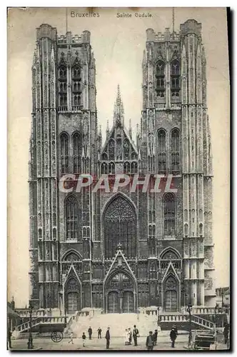 Cartes postales Bruxelles Sainte Gudule