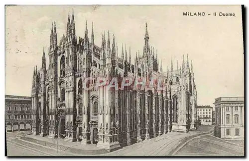 Cartes postales Milano Il Duomo