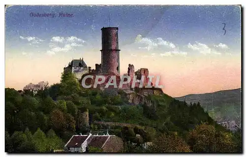 Cartes postales Godesberg Ruine