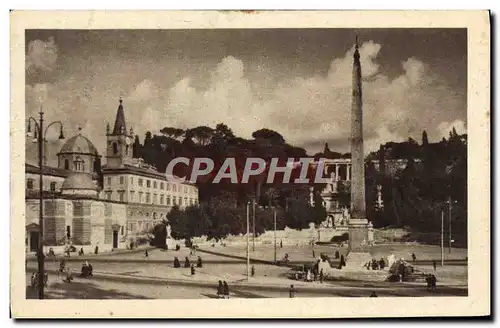 Cartes postales Roma Plazza del Popolo Vista dal pincio